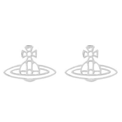 Vivienne Westwood simple hollow line ear studs