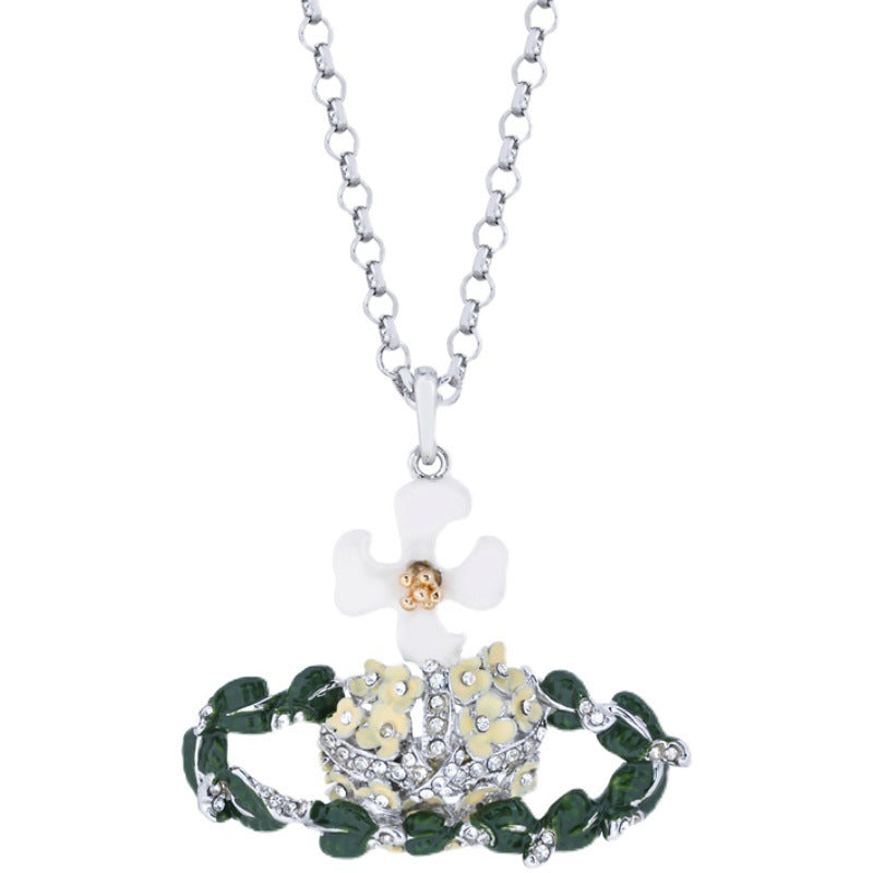 Vivienne Westwood Garland pendant necklace exquisite high sense