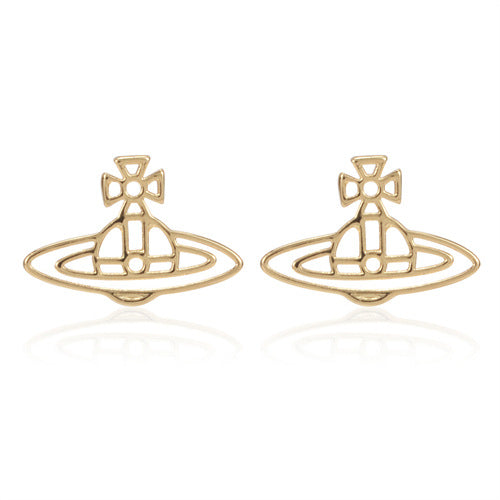 Vivienne Westwood simple hollow line ear studs