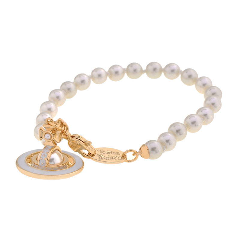 Vivienne Westwood necklace pearl set multicolor bracelet