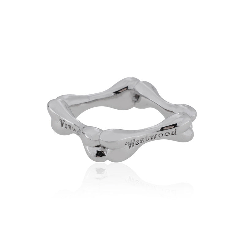 Vivienne Westwood bone ring personality European and American punk