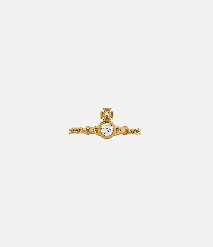 Vivienne Westwood chain ring Gold British simple