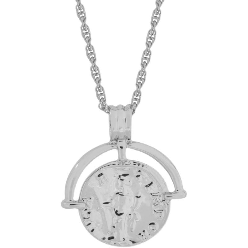 Vivienne Westwood vintage coin pendant necklace personality all-match punk