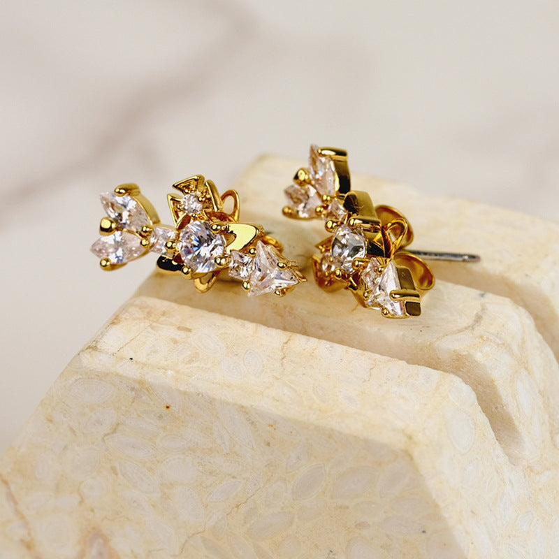 Vivienne Westwood set arrow ring diamond accessories combination ins