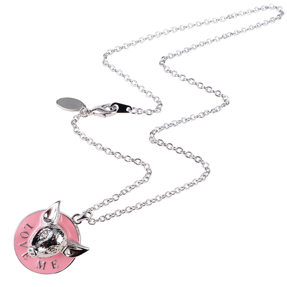 Vivienne Westwood zodiac pig head necklace positive and negative double-sided personality all-match