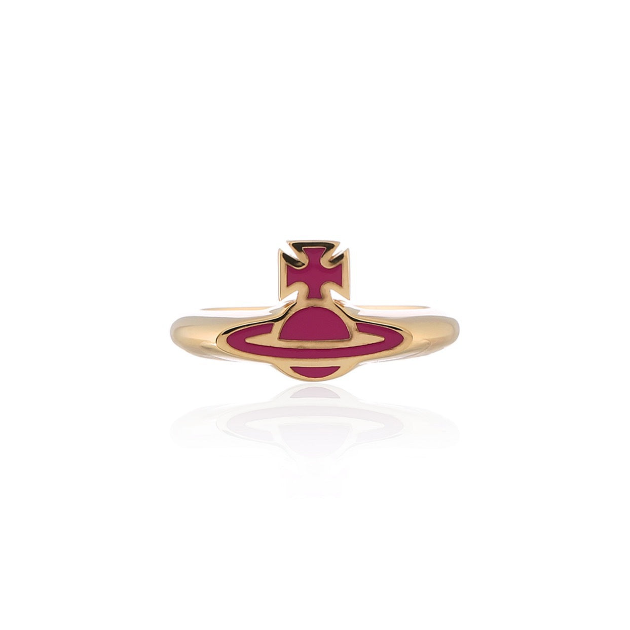 Vivienne Westwood simple paint ring European and American punk versatile fashion