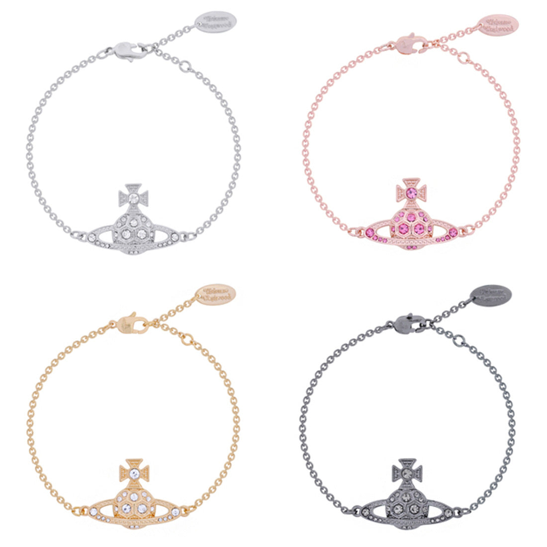 Vivienne Westwood honeycomb bracelet ins niche personality high-grade bracelet