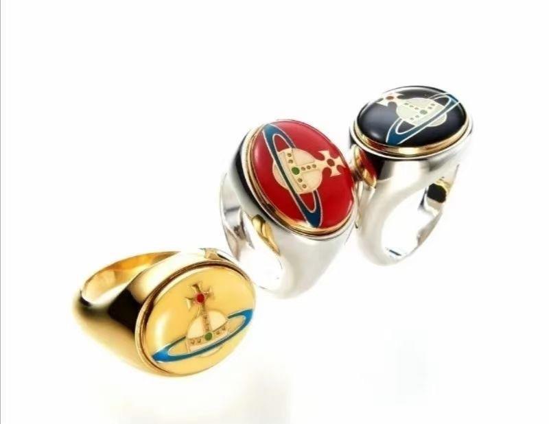 Vivienne Westwood enamel buckle ring