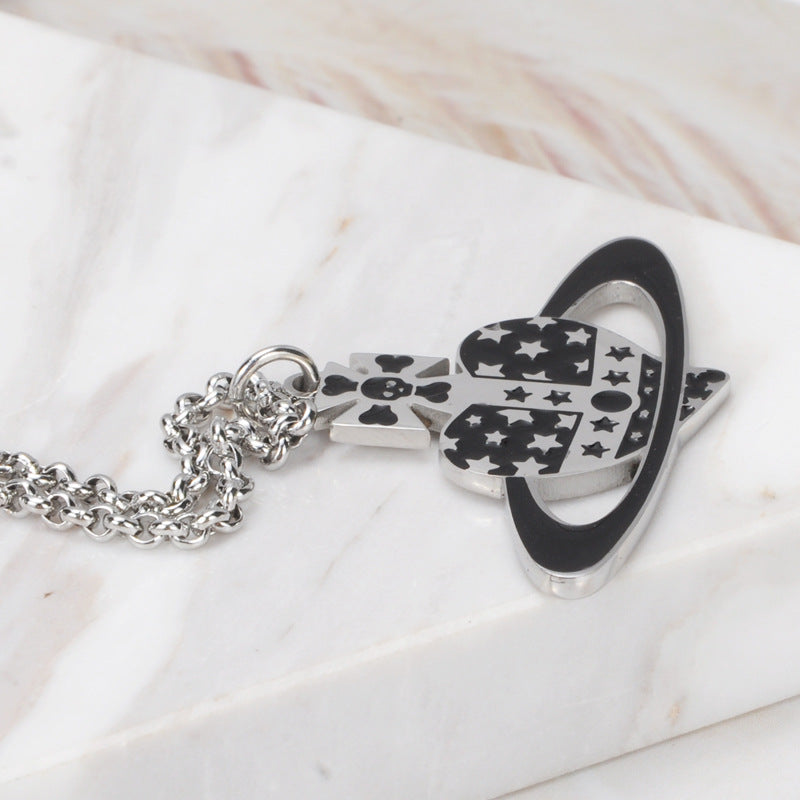 Vivienne Westwood love pendant necklace European and American punk personality all-match