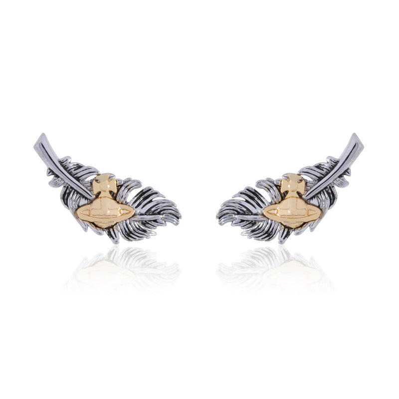 Vivienne Westwood feather wings wheat wings series European and American
