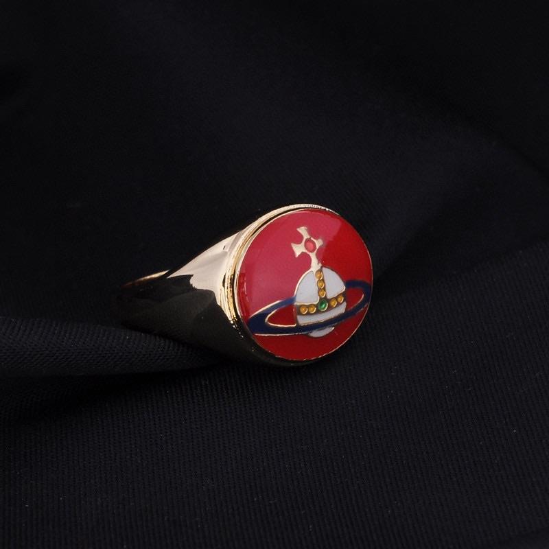 Vivienne Westwood enamel buckle ring