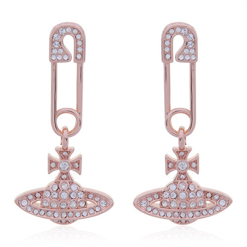 Vivienne Westwood women's fashion Japanese and Korean earrings