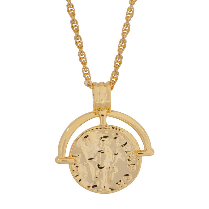 Vivienne Westwood vintage coin pendant necklace personality all-match punk