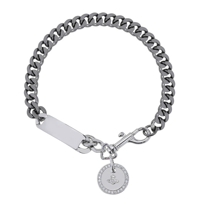 Vivienne Westwood chain round necklace personality European and American punk