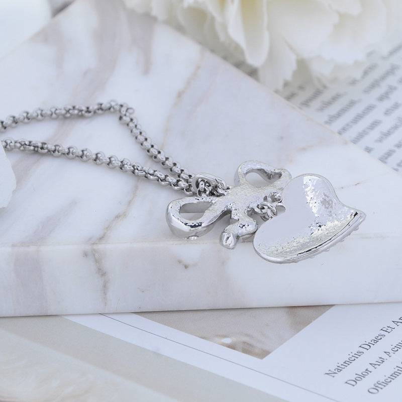 Vivienne Westwood romantic bow love pendant necklace