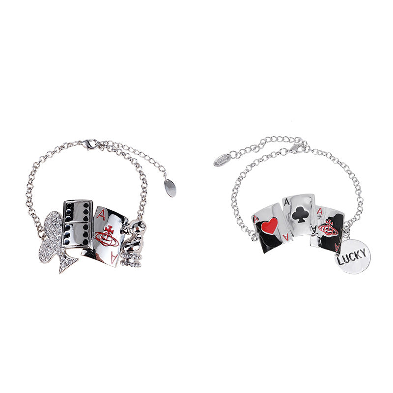 Vivienne Westwood playing card bracelet