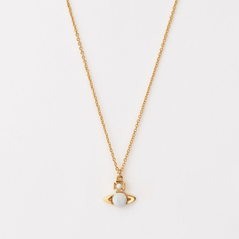 Opal stone necklace spring and summer new little red book recommendation