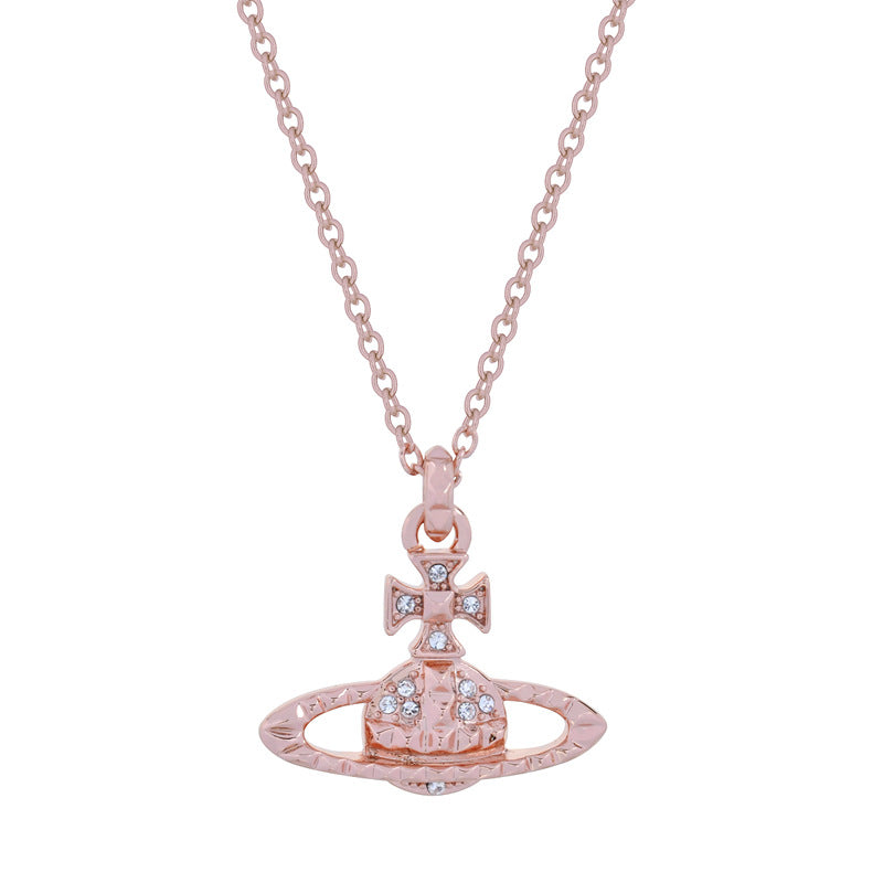 Vivienne Westwood rivet series necklace punk exquisite luxury pendant