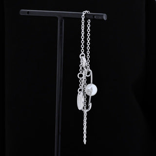 Vivienne Westwood simple pin pearl bracelet temperament star same style European and American punk fashion