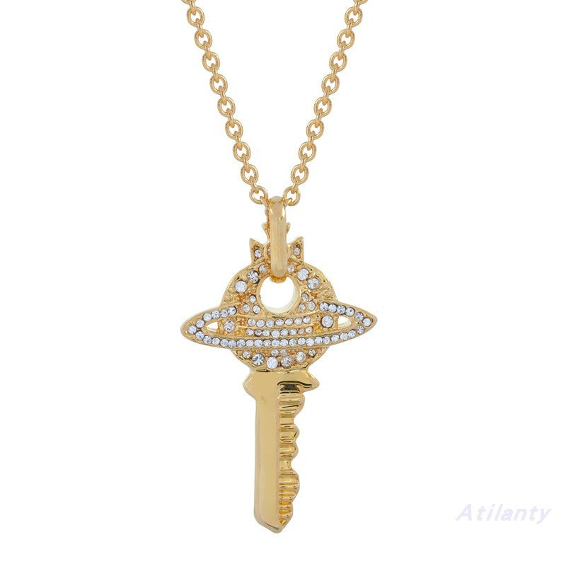 Vivienne Westwood key necklace pendant personality European and American punk all-match