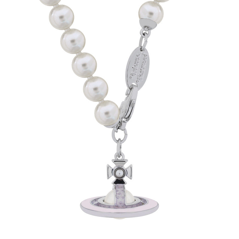 Vivienne Westwood necklace pearl set multicolor bracelet