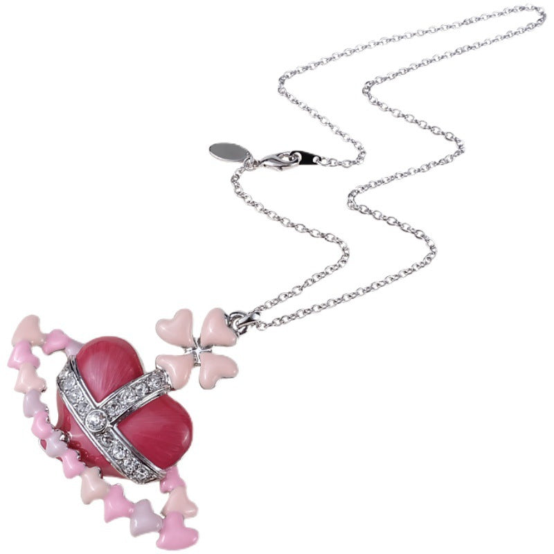 Pink Love pendant necklace Valentine's Day Limited