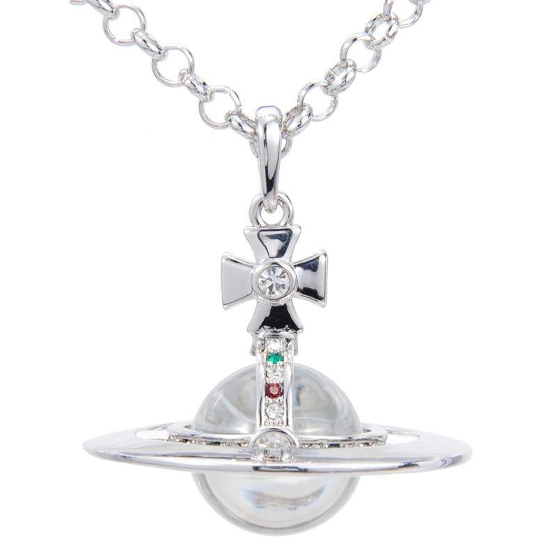 Vivienne Westwood large 20mm three-dimensional pendant sweater necklace European and American
