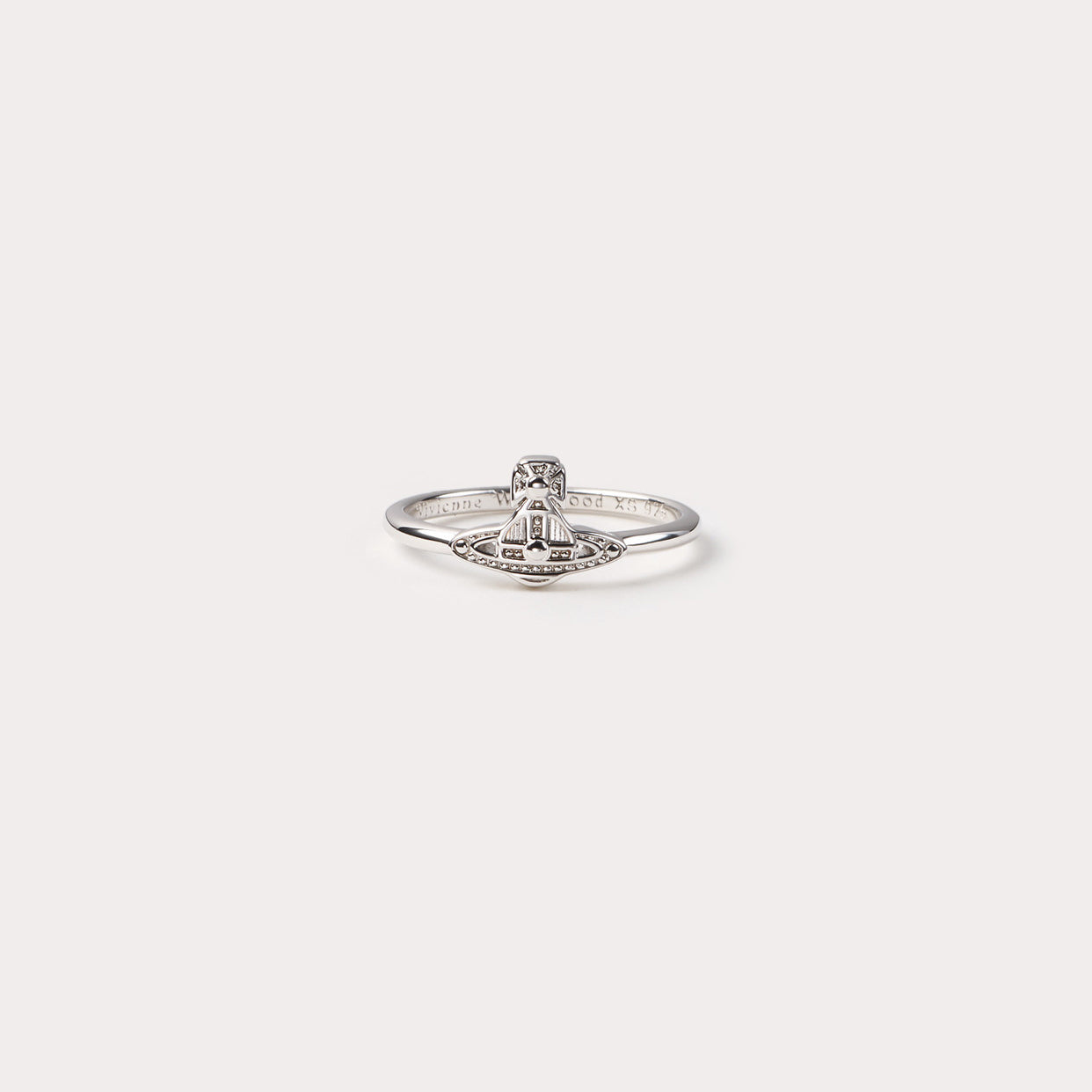 Vivienne Westwood OSLO embossed diamond-free Saturn ring