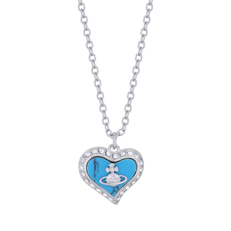 Vivienne Westwood love series shell pendant necklace