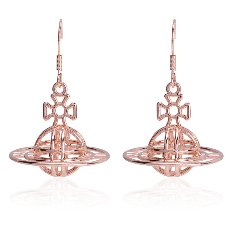 Vivienne Westwood women's fashion Japanese and Korean earrings