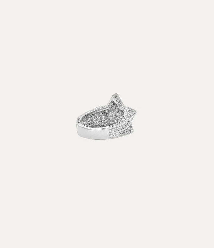 Vivienne Westwood EZEKIEL five-pointed star diamond Saturn ring high-grade luxury