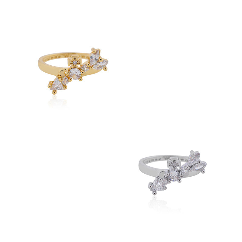 Vivienne Westwood eight hearts and eight arrows ring European and American punk