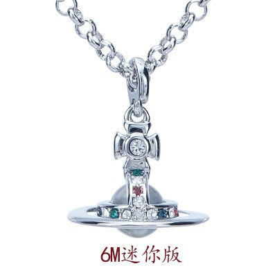 Vivienne Westwood 6mm mini three-dimensional necklace punk accessories
