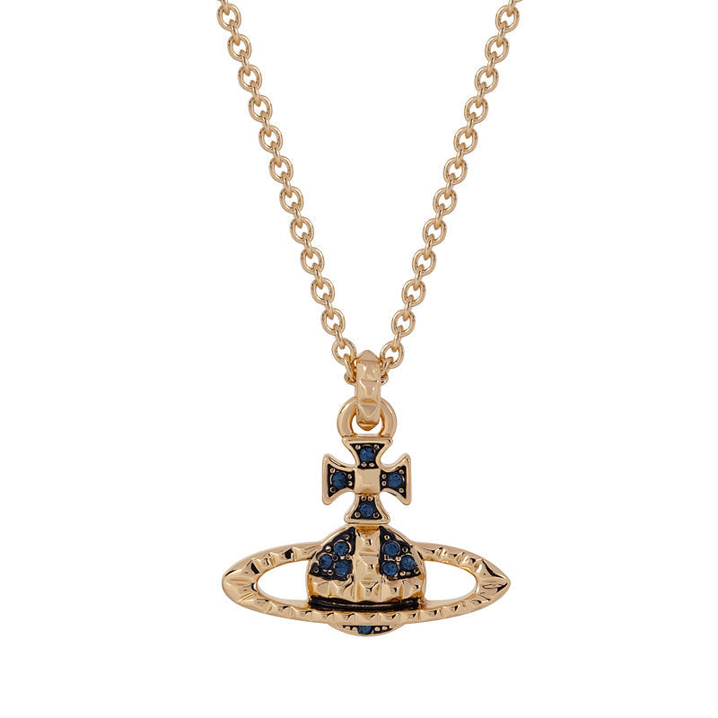 Vivienne Westwood rivet series necklace punk exquisite luxury pendant