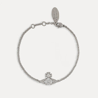Vivienne Westwood ISMENE track full diamond zircon silver bracelet European and American style