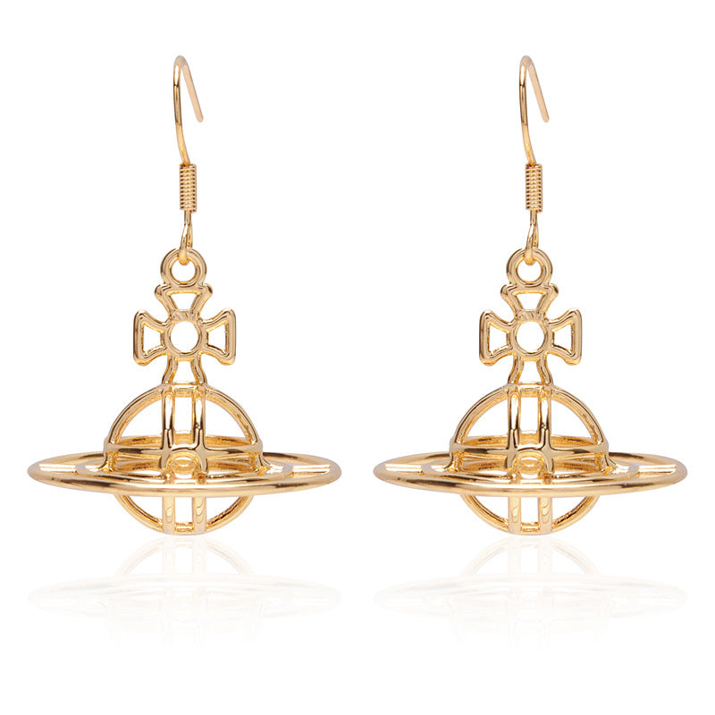 Vivienne Westwood women's fashion Japanese and Korean earrings