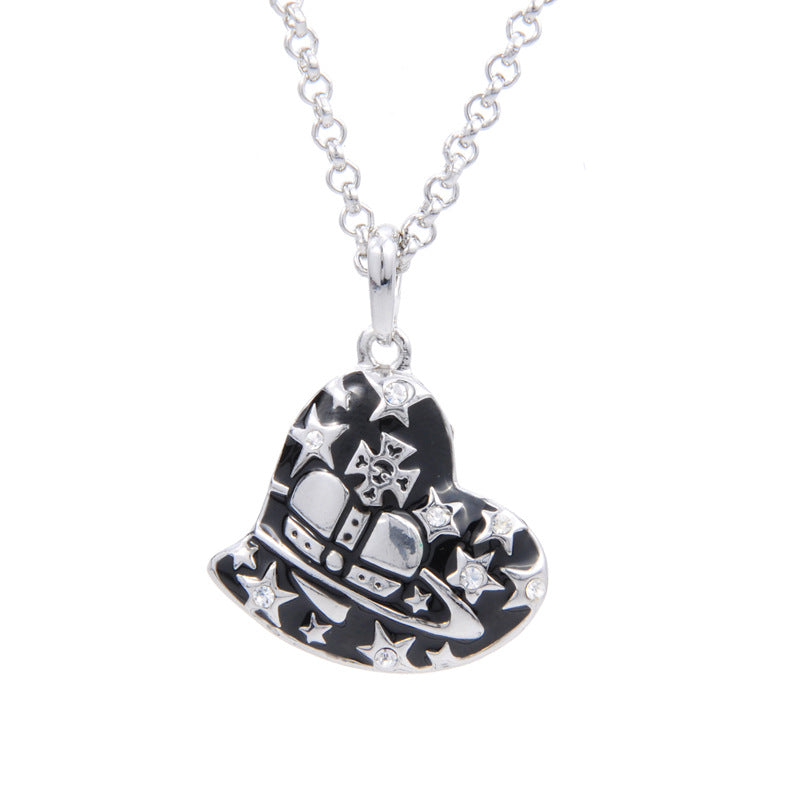 Vivienne Westwood love pendant necklace Starry Sky personality High sense