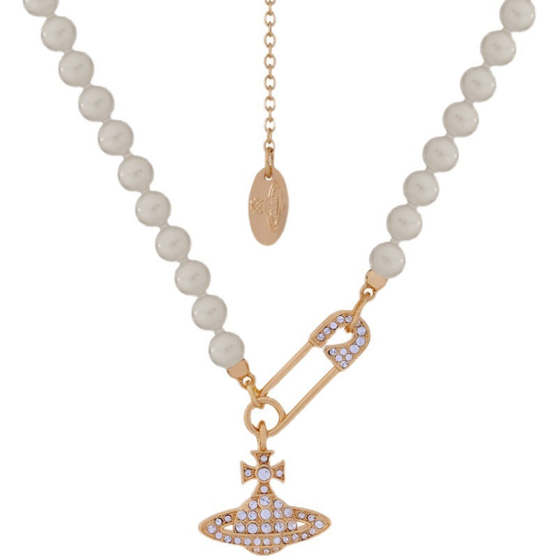 Vivienne Westwood multi-version pin series necklace