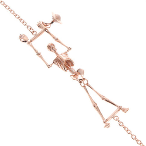Vivienne Westwood people Fishbone skull series bracelet unique punk style