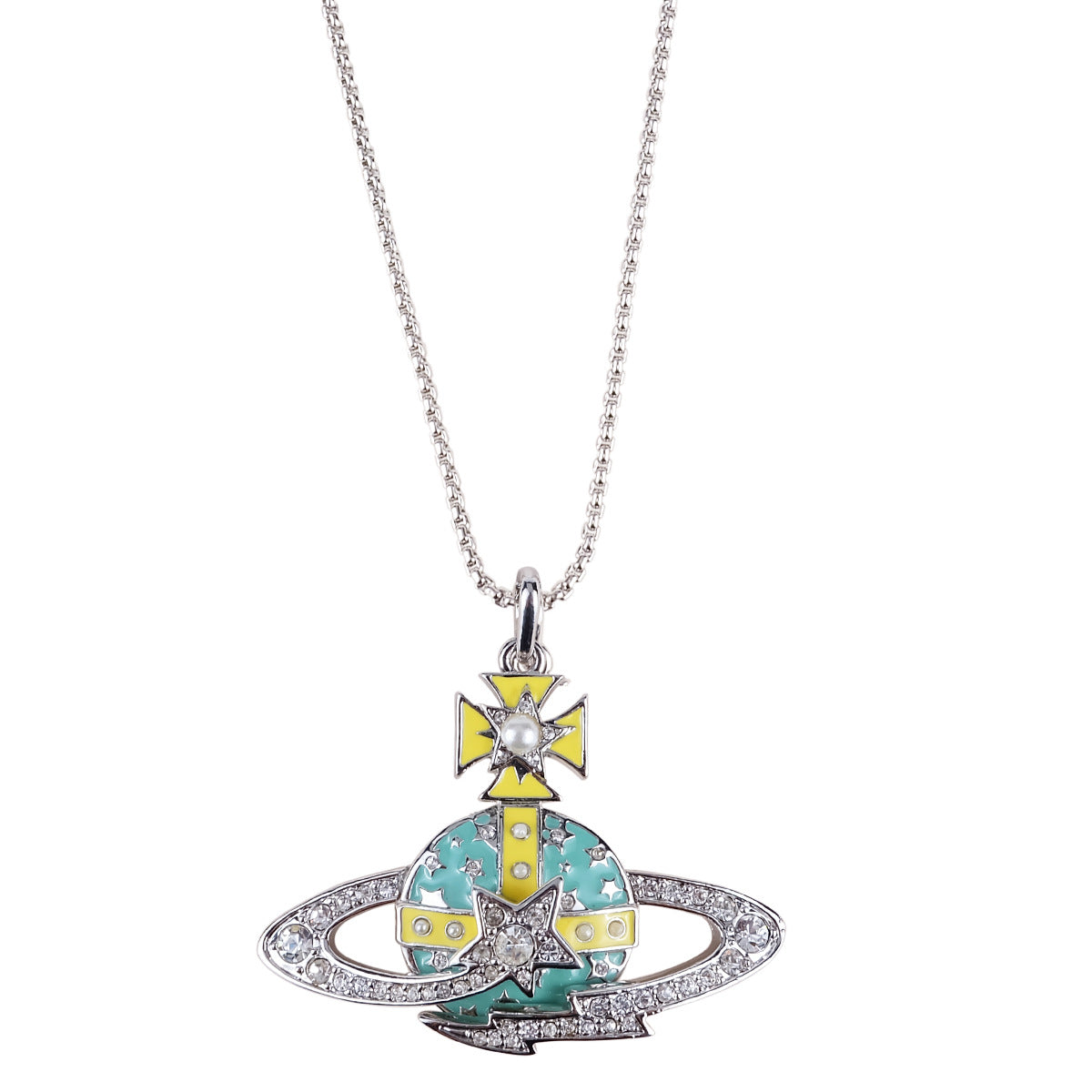 Vivienne Westwood meteor pendant necklace niche personality original design
