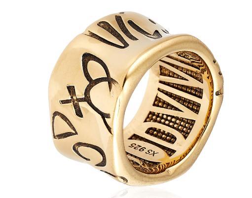 Vivienne Westwood punk irregular embossed ring personality European and American