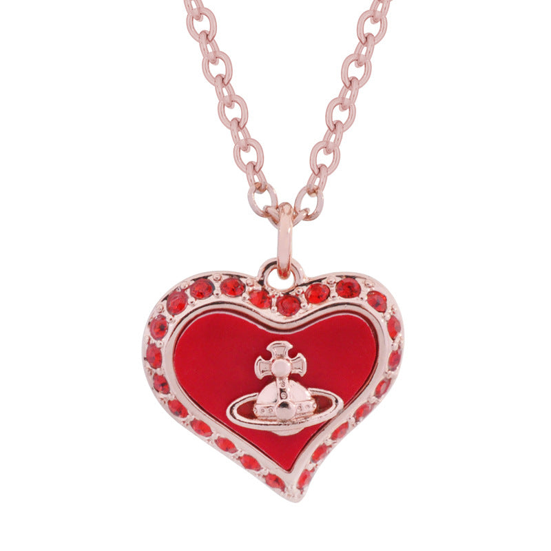 Vivienne Westwood love series shell pendant necklace