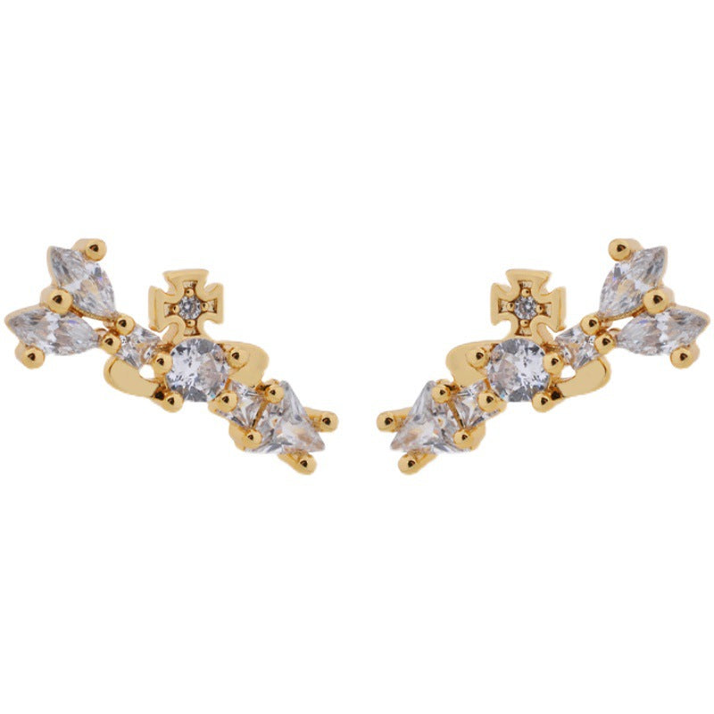 Vivienne Westwood set arrow ring diamond accessories combination ins