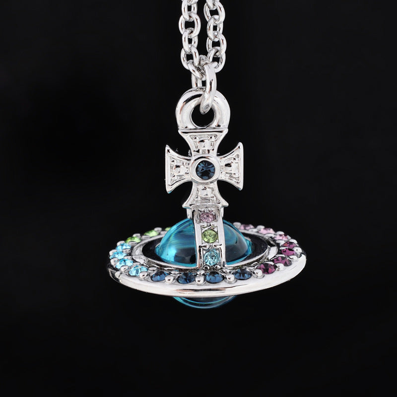 Vivienne Westwood gradient stereo 10MM micro glass bead pendant