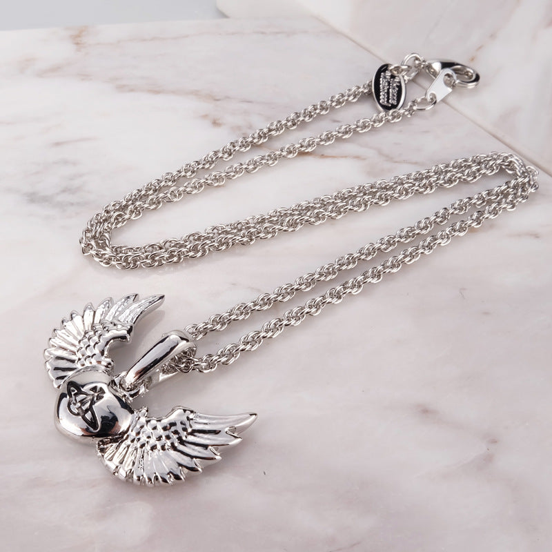 Vivienne Westwood flying wings pendant necklace personality European and American punk
