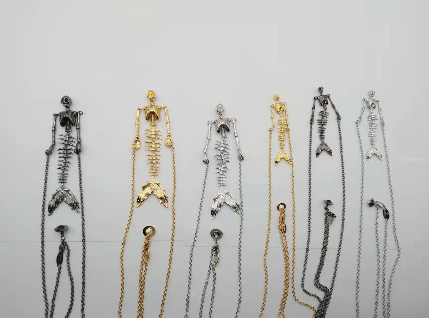 Vivienne Westwood Vintage Mermaid Bone Pendant Necklace