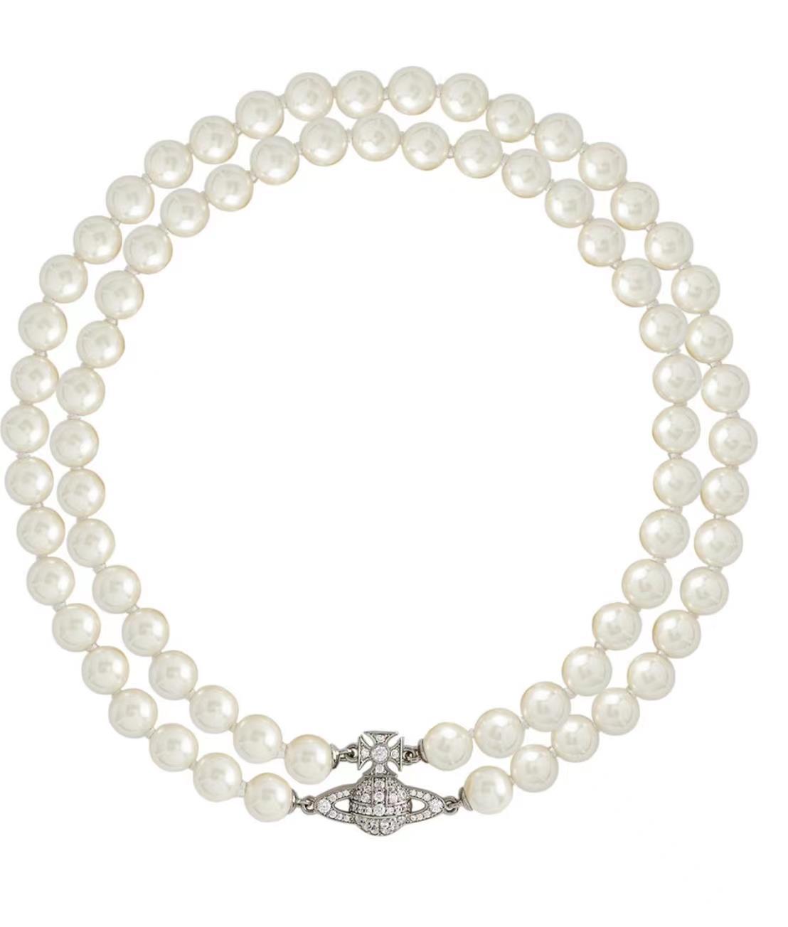 Vivienne Westwood GRAZIELLA double-layer pearl necklace Japanese and Korean stars same style