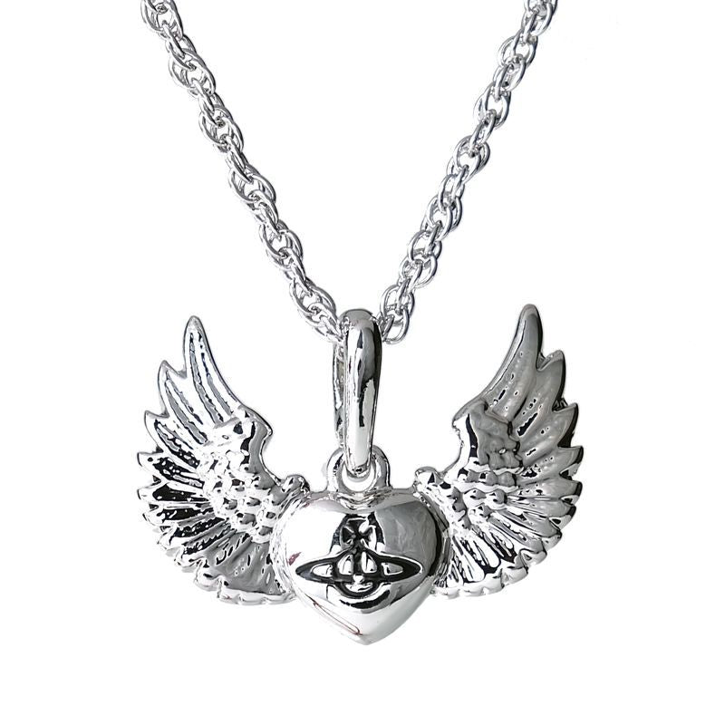 Vivienne Westwood flying wings pendant necklace personality European and American punk