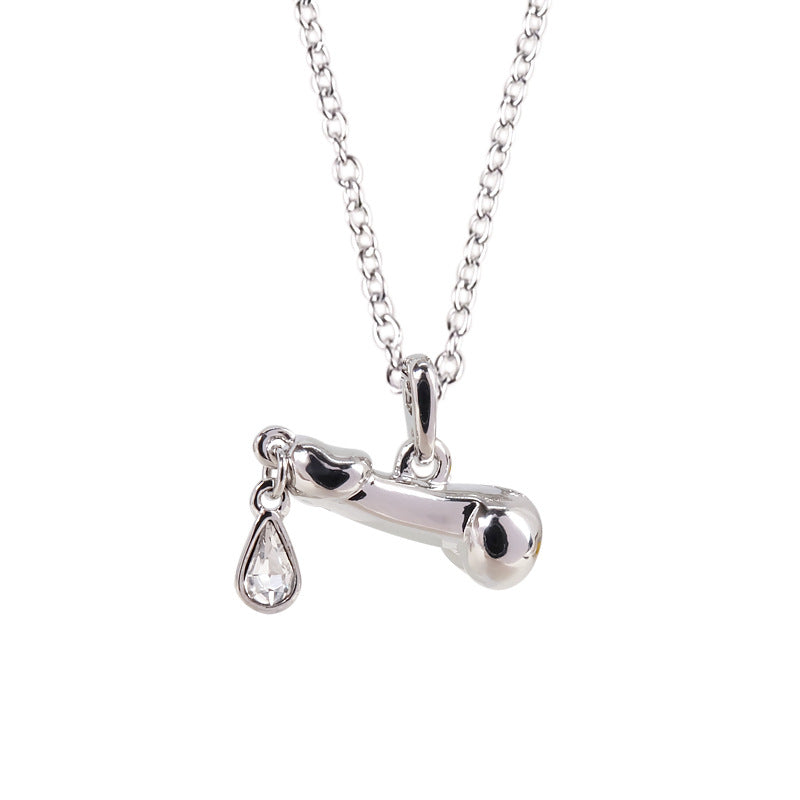 Vivienne Westwood water drop pendant necklace personality punk