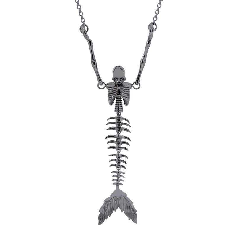 Vivienne Westwood Vintage Mermaid Bone Pendant Necklace
